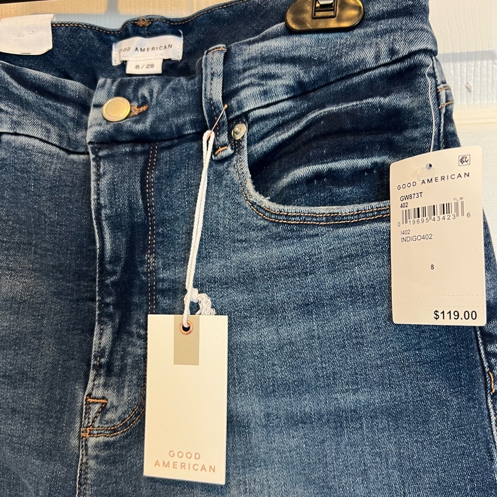 NWT Good American - Good Waist Skinny Jeans - Picture 2 of 12